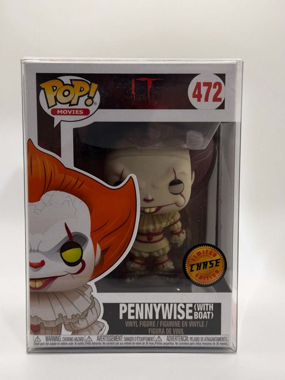 Funko Pop! Movies IT #472 Pennywise (With Boat) Limited Edition Chase